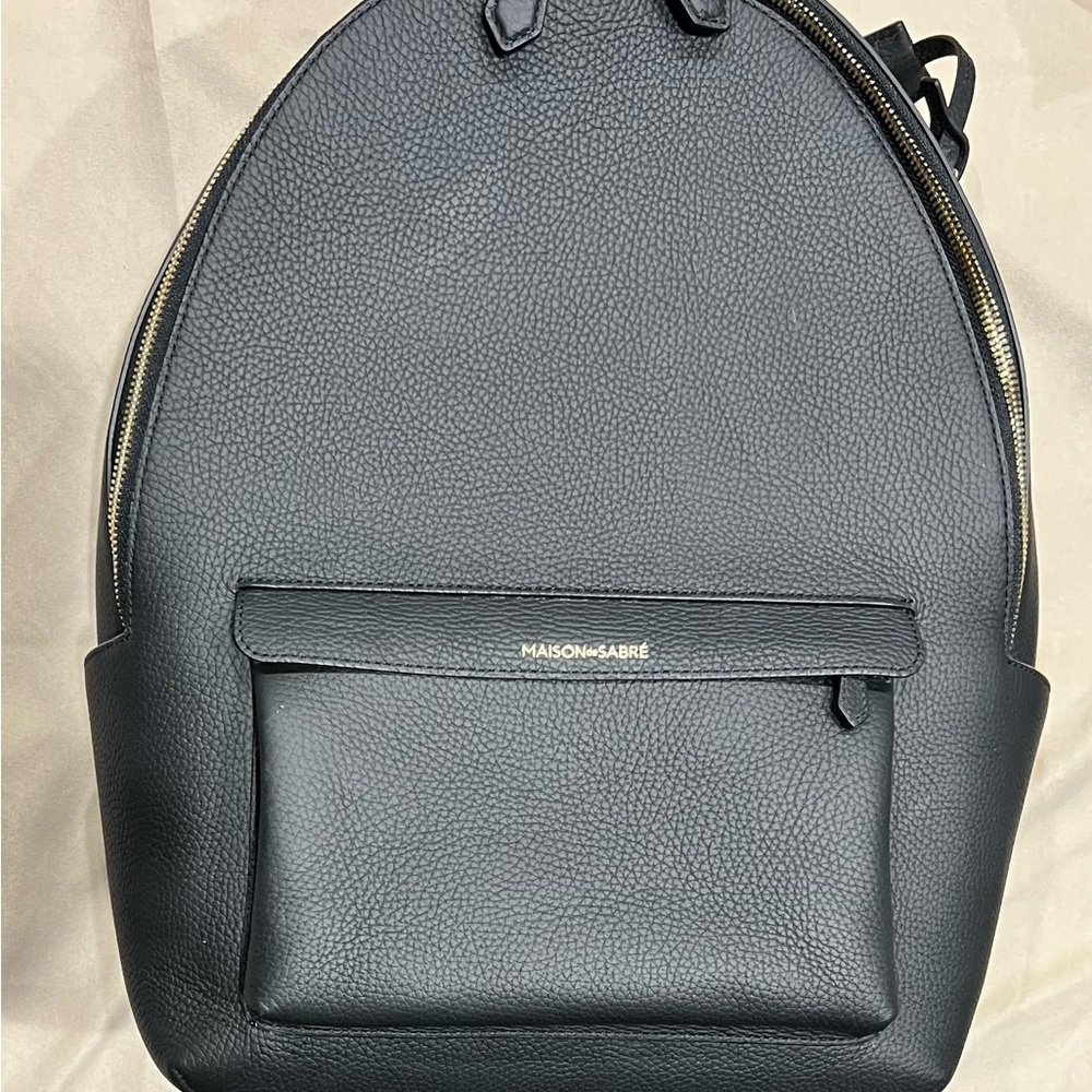 Black Urban Backpack with Modern Design